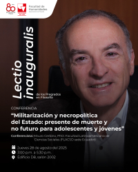 Conferencia inaugural Pregrados en filosofía 2025-2