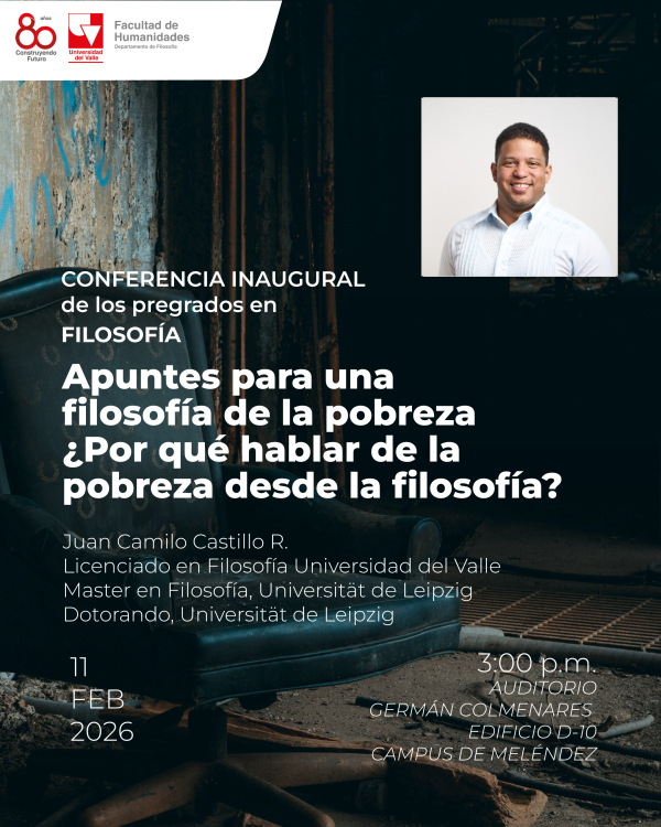 Conferencia Inaugural de los Pregrados en Filosofía 2026-I